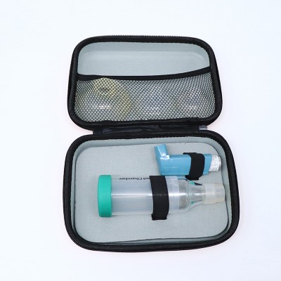 feline asthma inhaler equipment dog aerosol for asthma inhaler spacer chamber with case